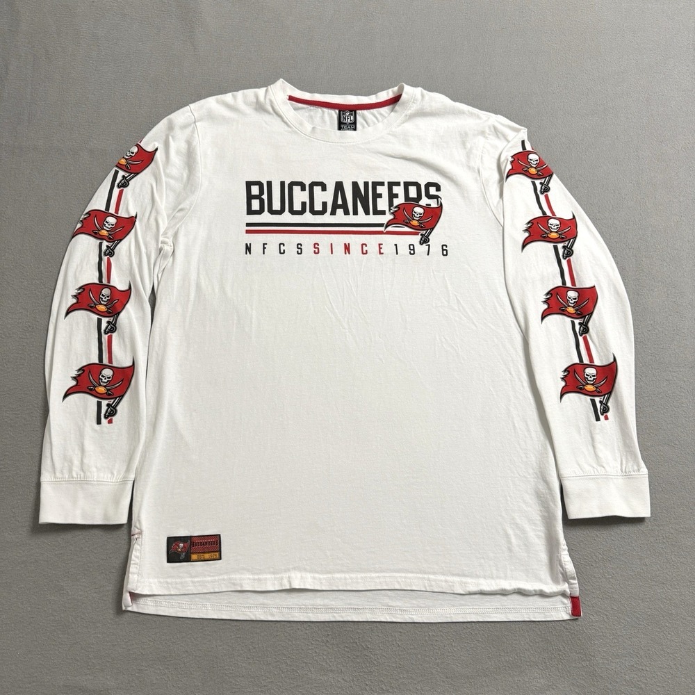 Tampa Bay Buccaneers Shirt Mens XL‎ White NFL Football Graphic